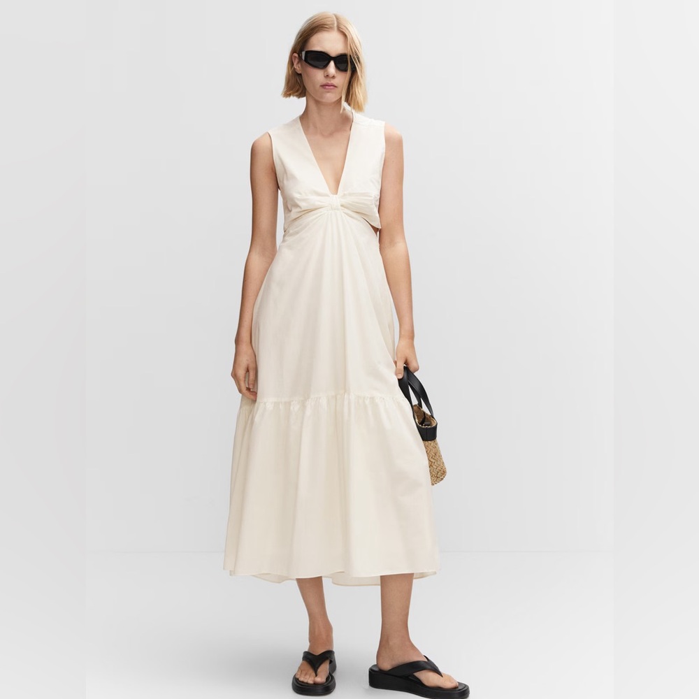 Mango Knot dress with openings